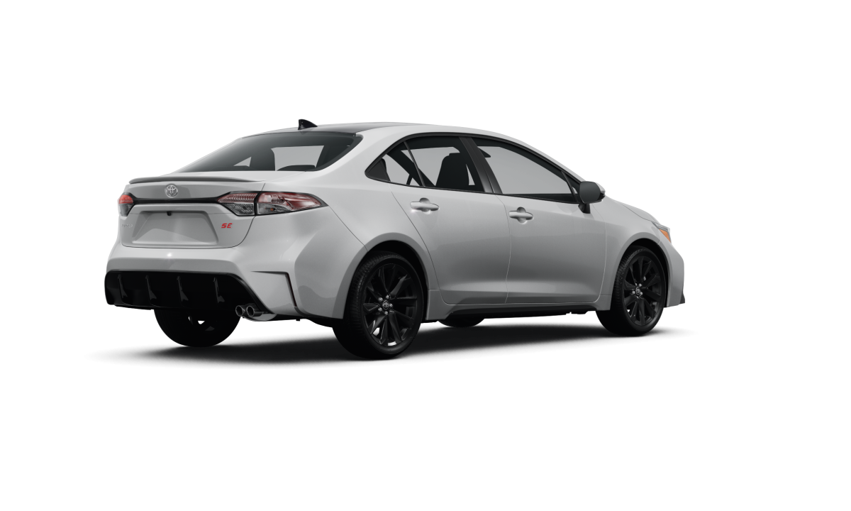 Toyota Corolla - Back view Toyota Corolla - Back view